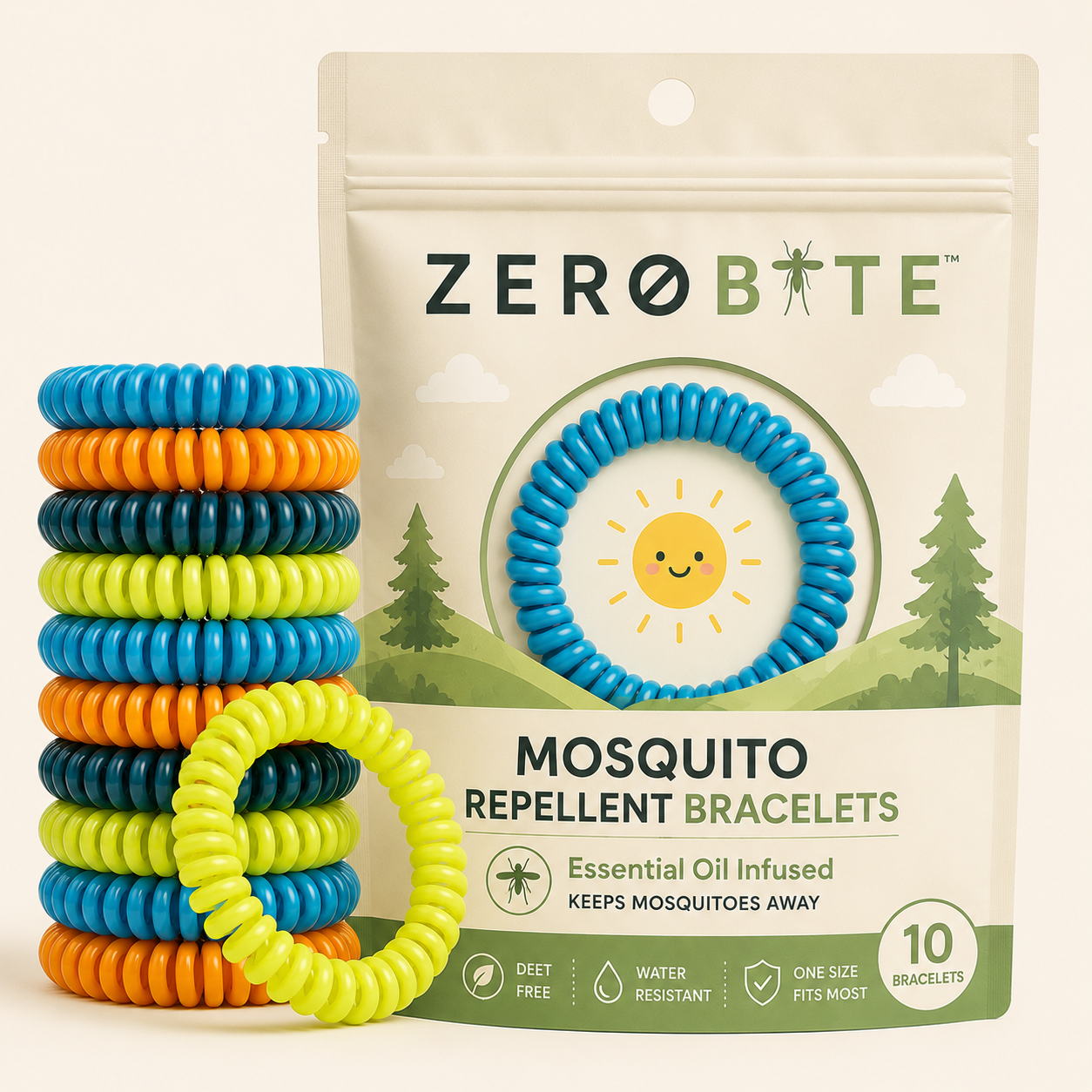 Zero Bite Mosquito Repellent Bracelets